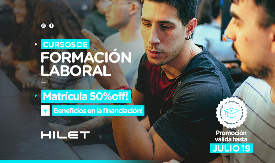 FORMACIÓN LABORAL Inscripción Agosto